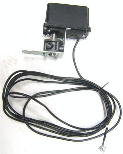 Shut down valve and motor