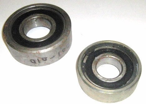 Turntable rollers